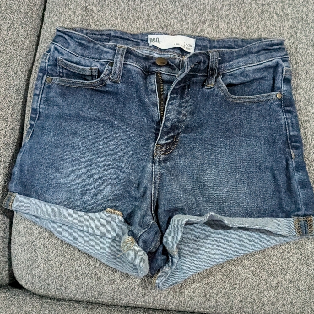 RSQ High Rise Cuff Shorts